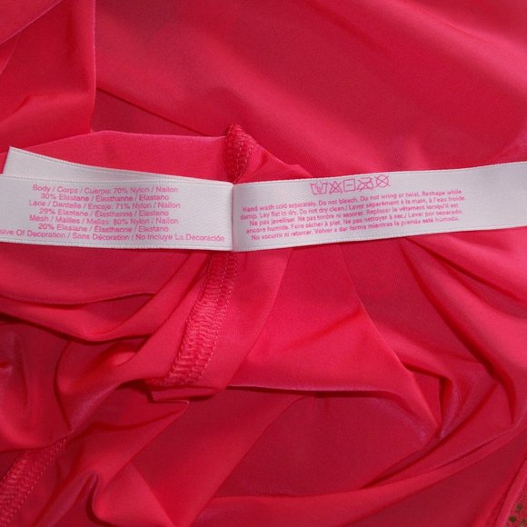 Victoria's Secret Rose Color Nightgown with Lacy - Picture 15 of 16